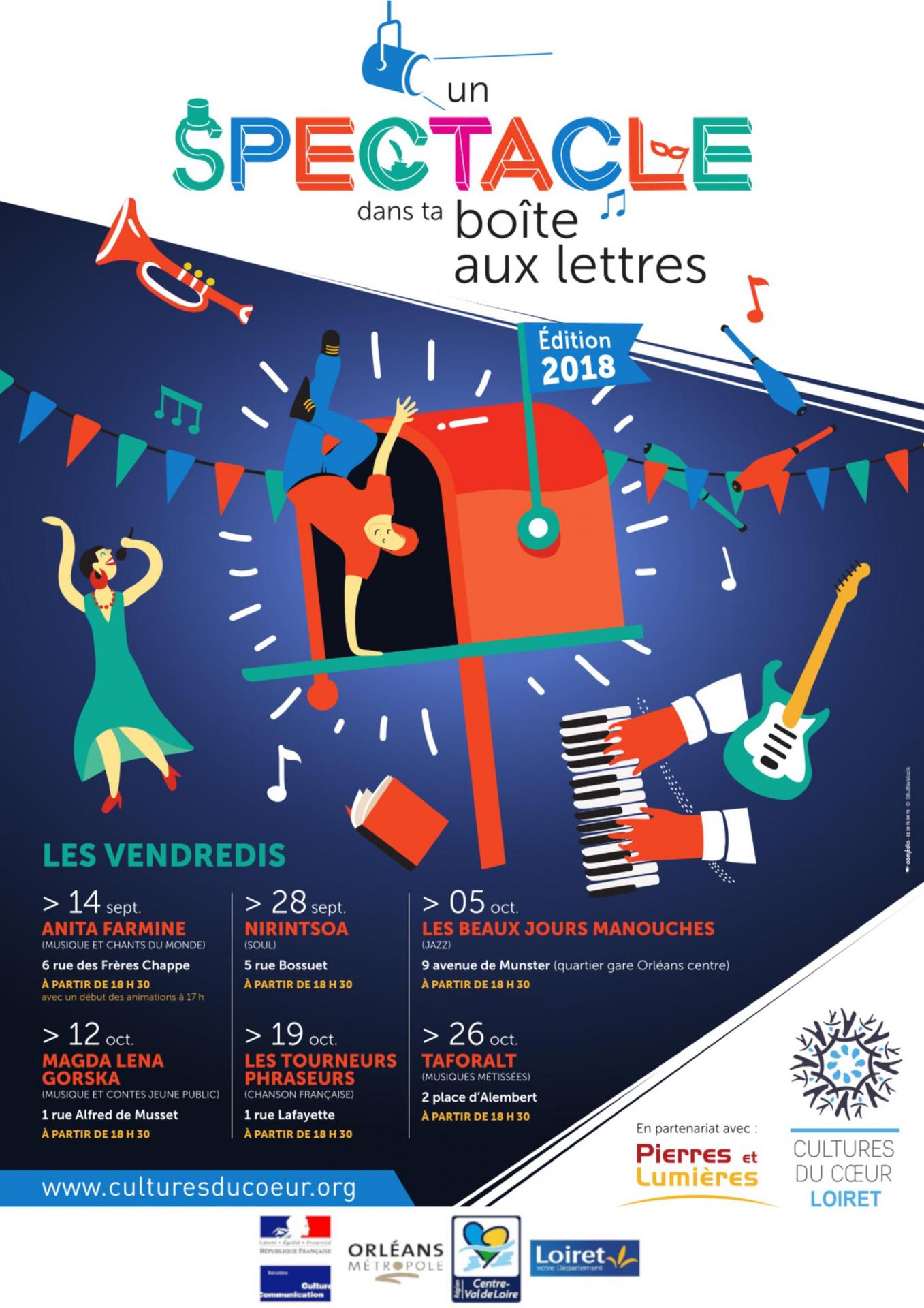 Un spectacle dans ta boite aux lettres 2018